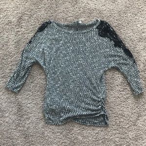 Black and White sweater